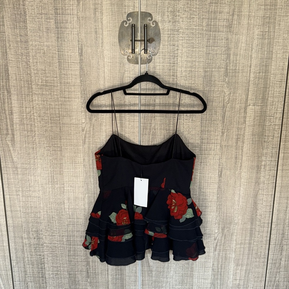 Zara Floral Print Ruffled Top - Picture 5 of 15
